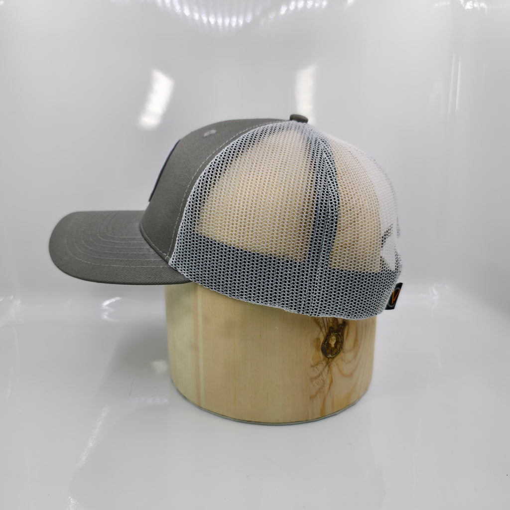 Badge Trucker - Gray & White (EVO)