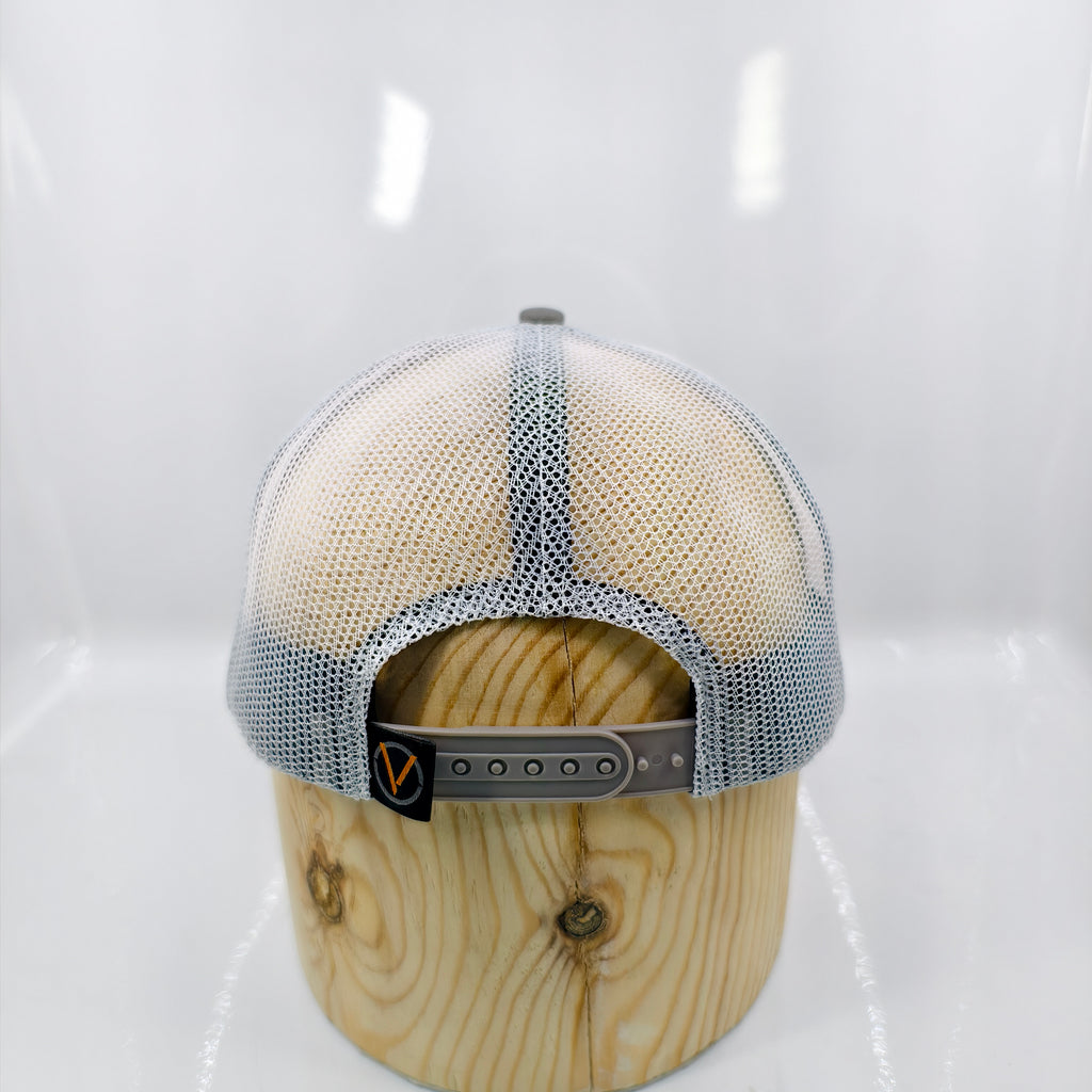 Badge Trucker - Gray & White (EVO)